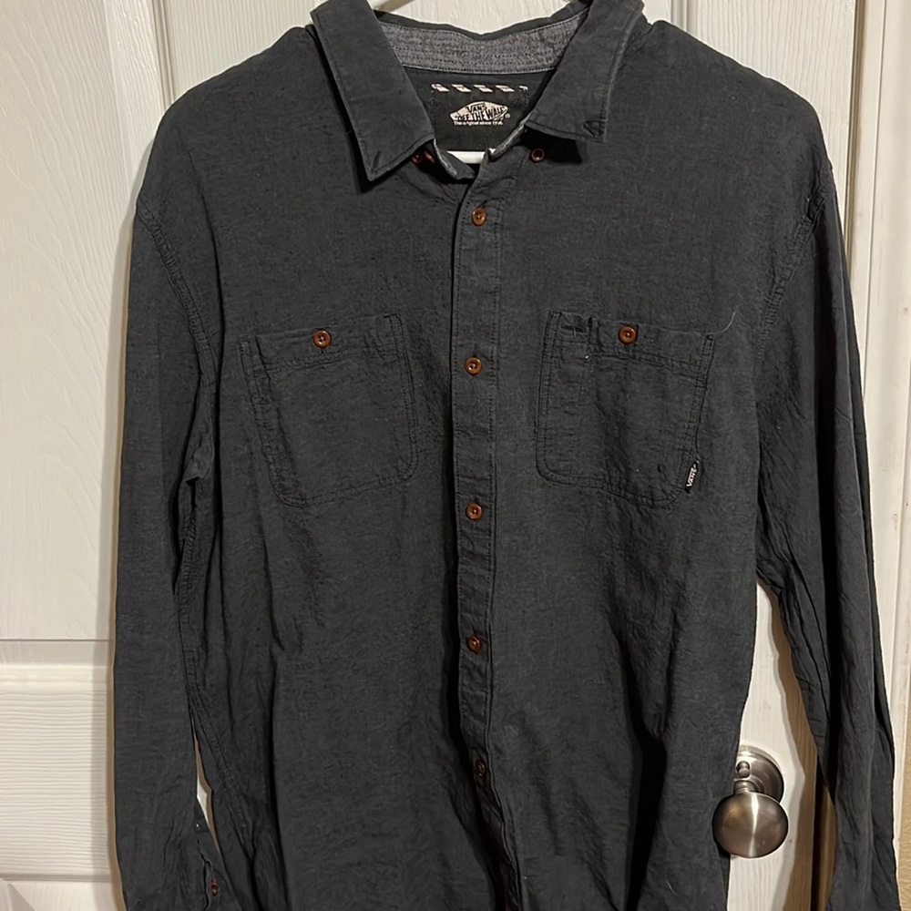 Vans button down shirt